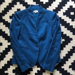 Teal structured blazer